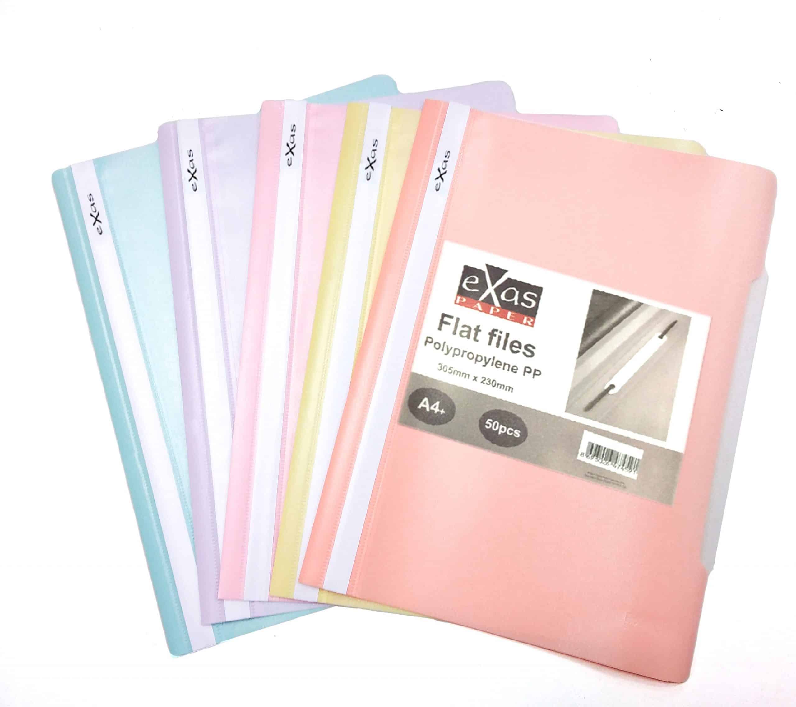 Exas Ντοσιε Με Ελασμα Pp Pastel Μεντα