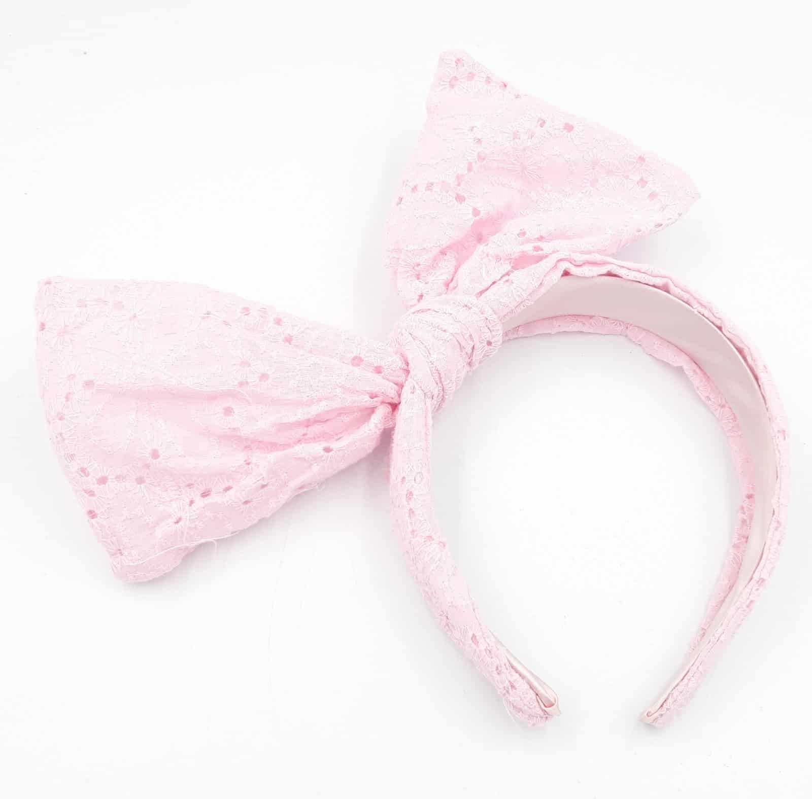 Στεκα Μαλλιων Πλεκτη Φαρδια Με Φιογκο