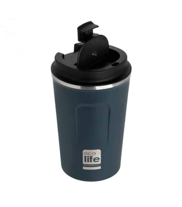 Ecolife Coffe Thermos Dark Blue 370 Ml