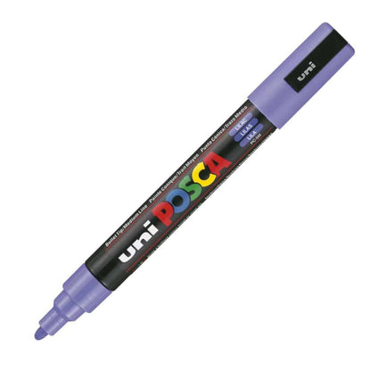 Uni-Ball Posca Μαρκαδορος Μεσαιος Λιλα