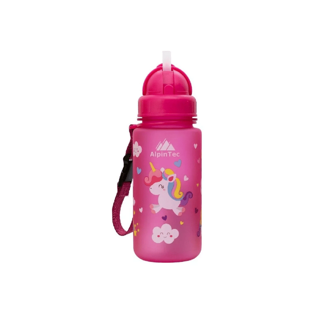 Alpintec Παγουρι 400Ml Kids Pink Pony Με Καλαμακι