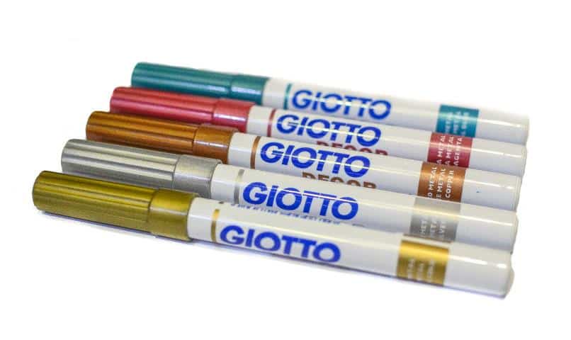 Giotto Μαρκαδορος Decor Μεταλλικο Χρωμα Magenta