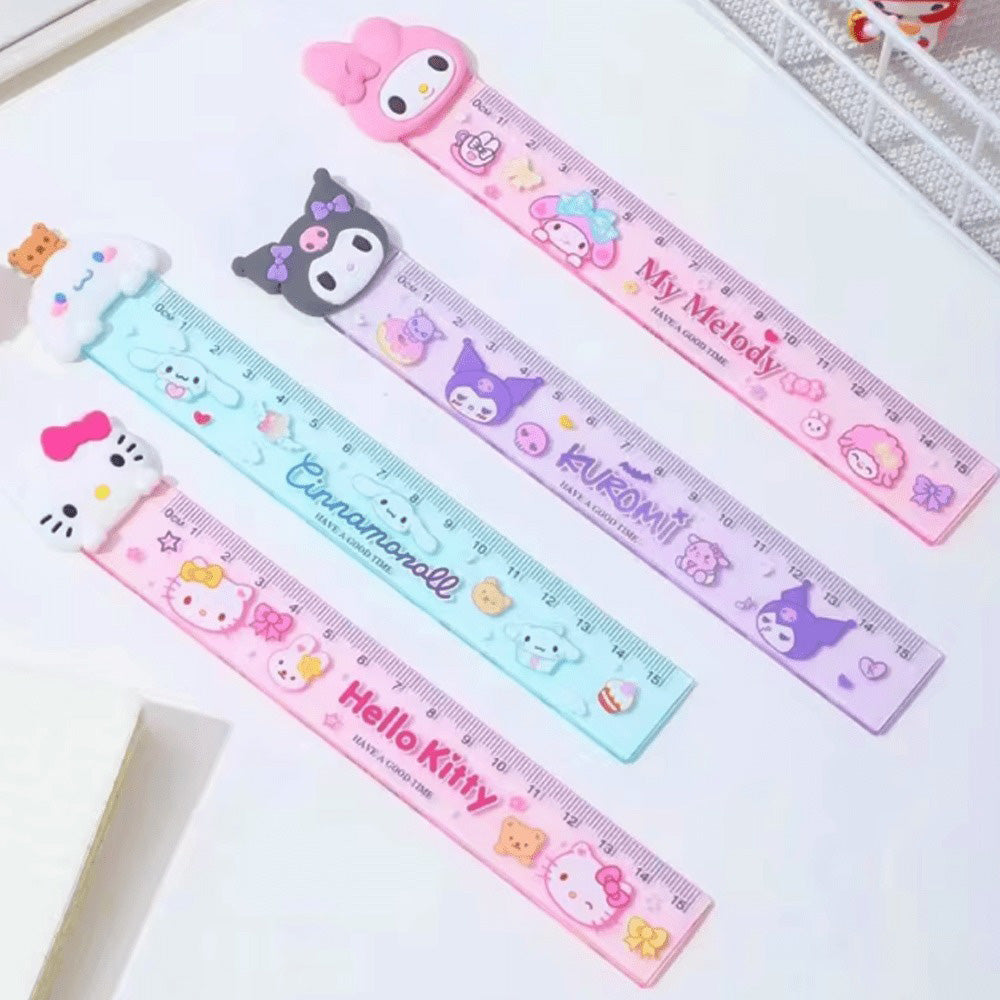 Χάρακας Hello Kitty & Friends 15 εκ 4 Σχέδια - 1 Τμχ