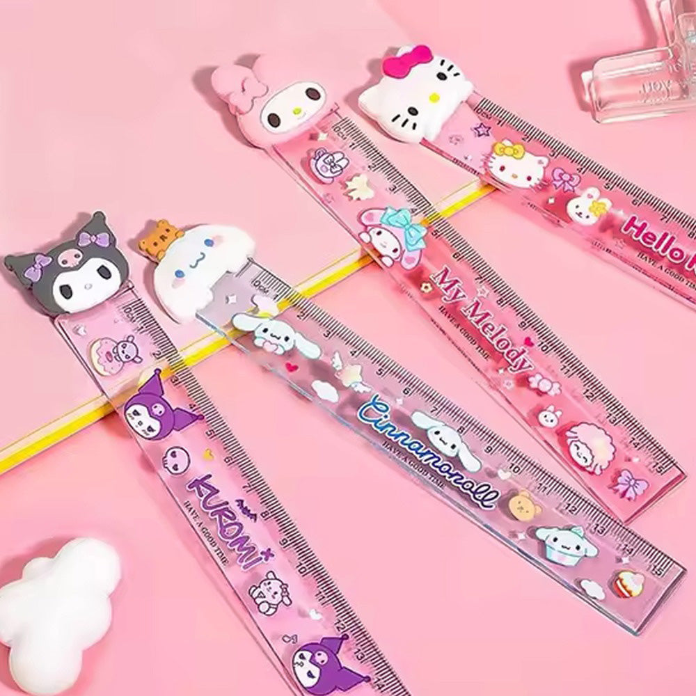 Χάρακας Hello Kitty & Friends 15 εκ 4 Σχέδια - 1 Τμχ