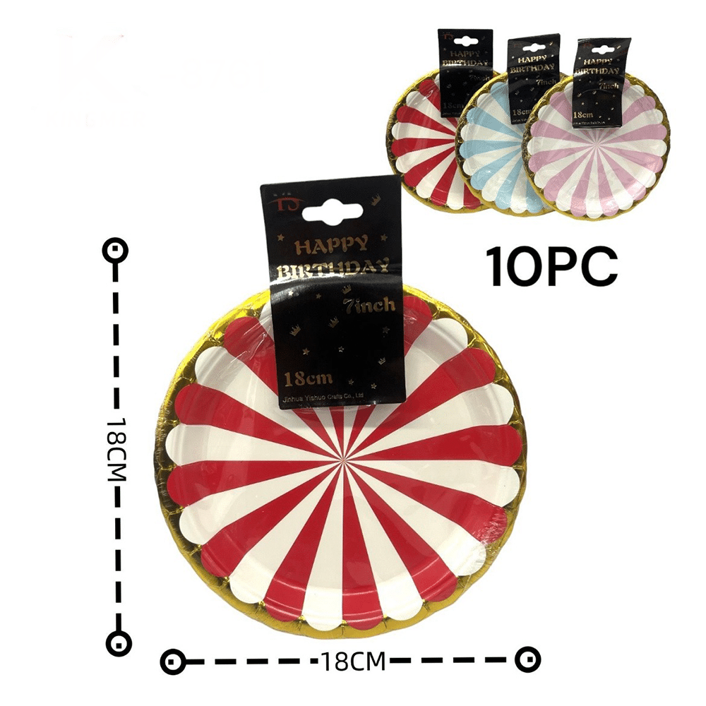 OEMΠιατάκια Party Circus 18 εκ 10 Τμχpapell.gr