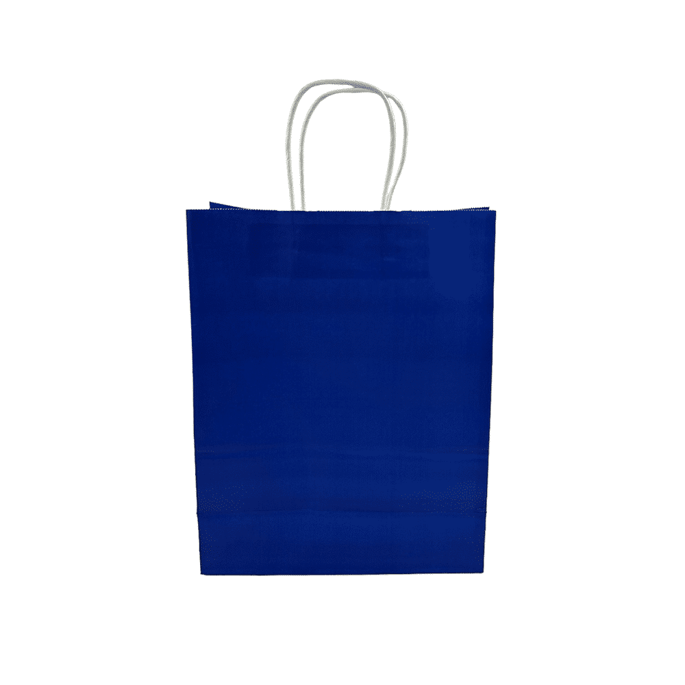 Χαρτινη Σακουλα Μπλε 33Χ26Χ12 Εκ