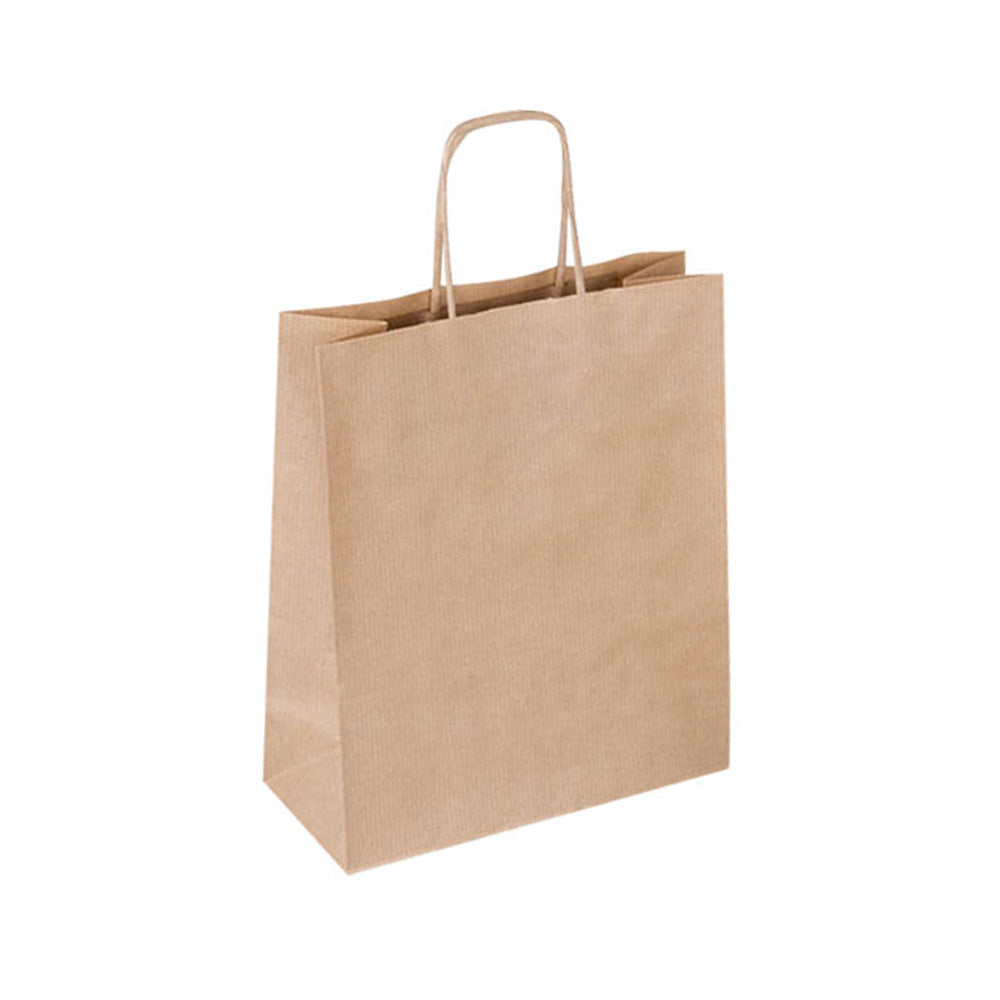 Χάρτινη Σακούλα Δώρου Kraft 27x22x10 εκ