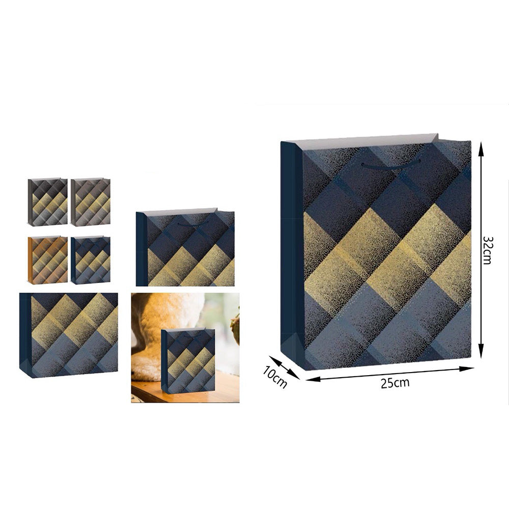 Χάρτινη Σακούλα Δώρου 32x25x10 εκ 4 Σχέδια - 1 Τμχ