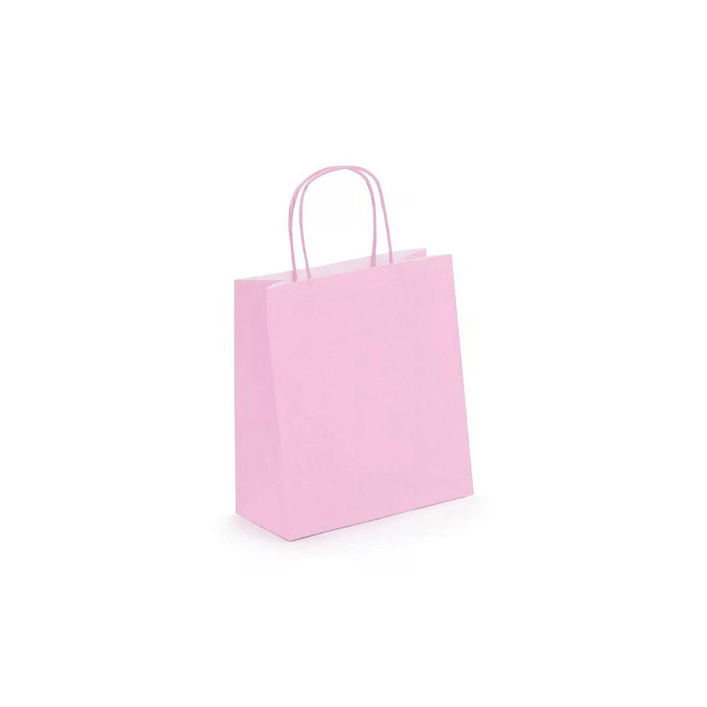 Χάρτινη Σακούλα Δώρου Ροζ 27×22×12 εκ