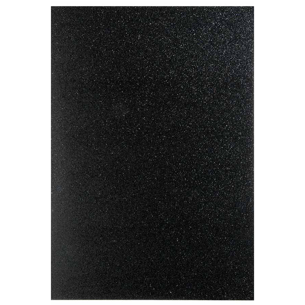 GROOVYGroovy Χαρτόνι Glitter 50Χ70εκ 250gsm Μαύροpapell.gr