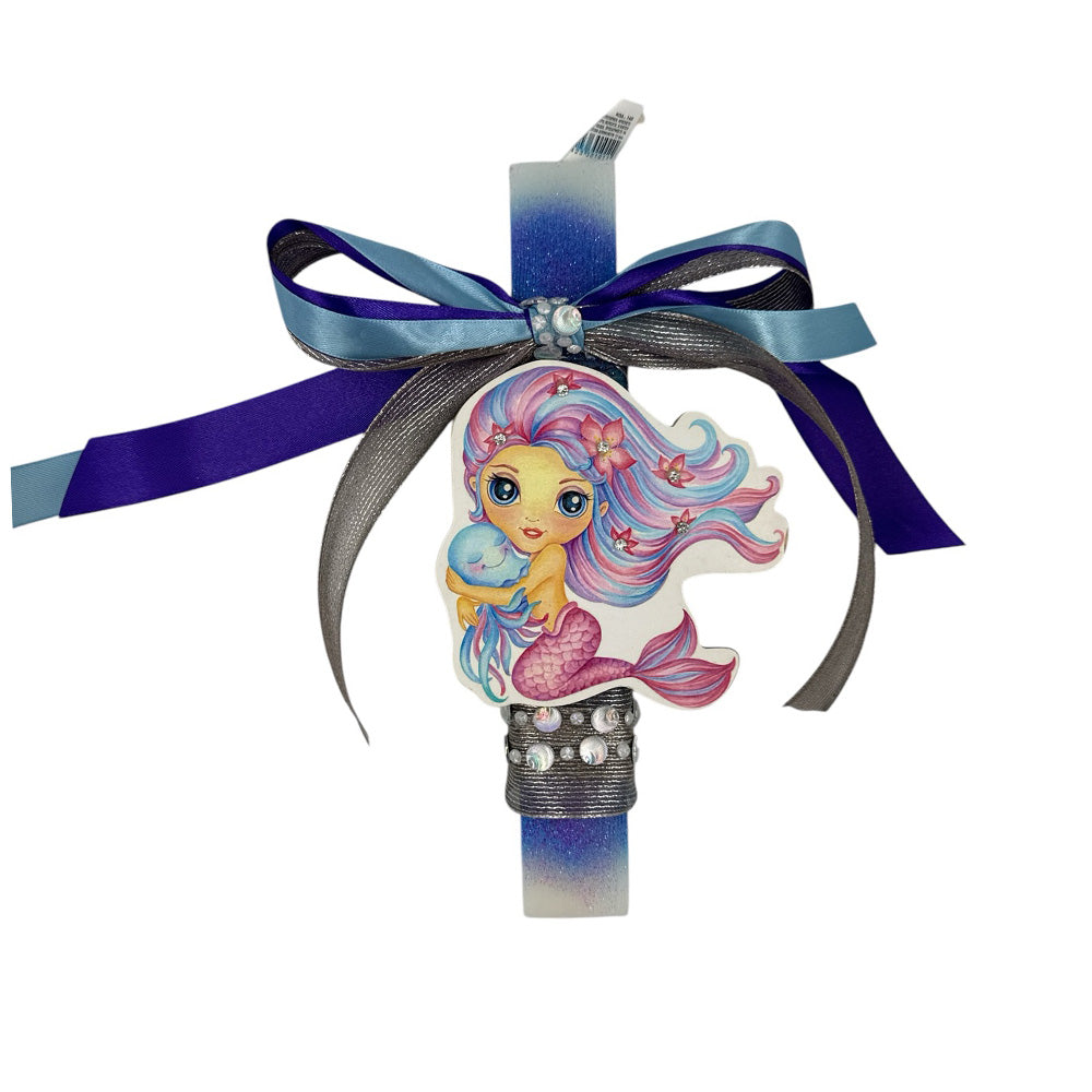 OEMΛαμπάδα Χειροποίητη Γοργόνα Με Χταποδάκιpapell.gr