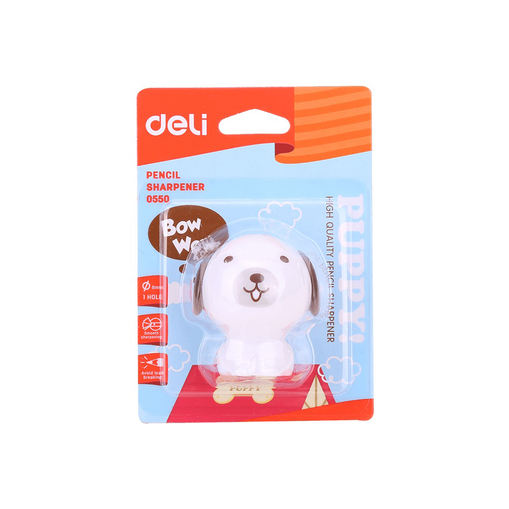 PilotDeli Ξύστρα Βαρελάκι Μονή Πλαστική Magic Zoo 8mm 1 Τμχpapell.gr