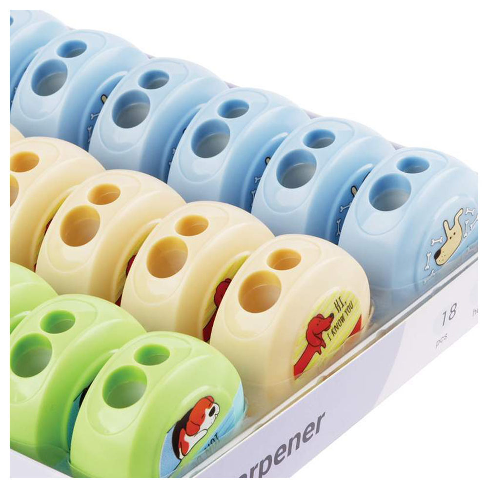 MeshuMeshu Ξύστρα Βαρελάκι Διπλή Πλαστική Best Friend  1 Τμχpapell.gr