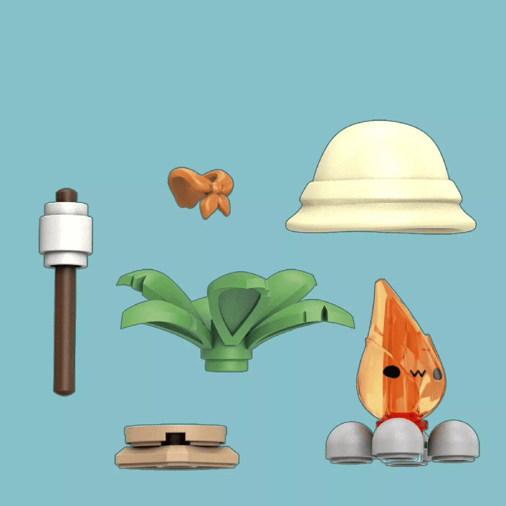 Mega Bloks Barbie Φιγουρες Με Αξεσουαρ Camp Guide