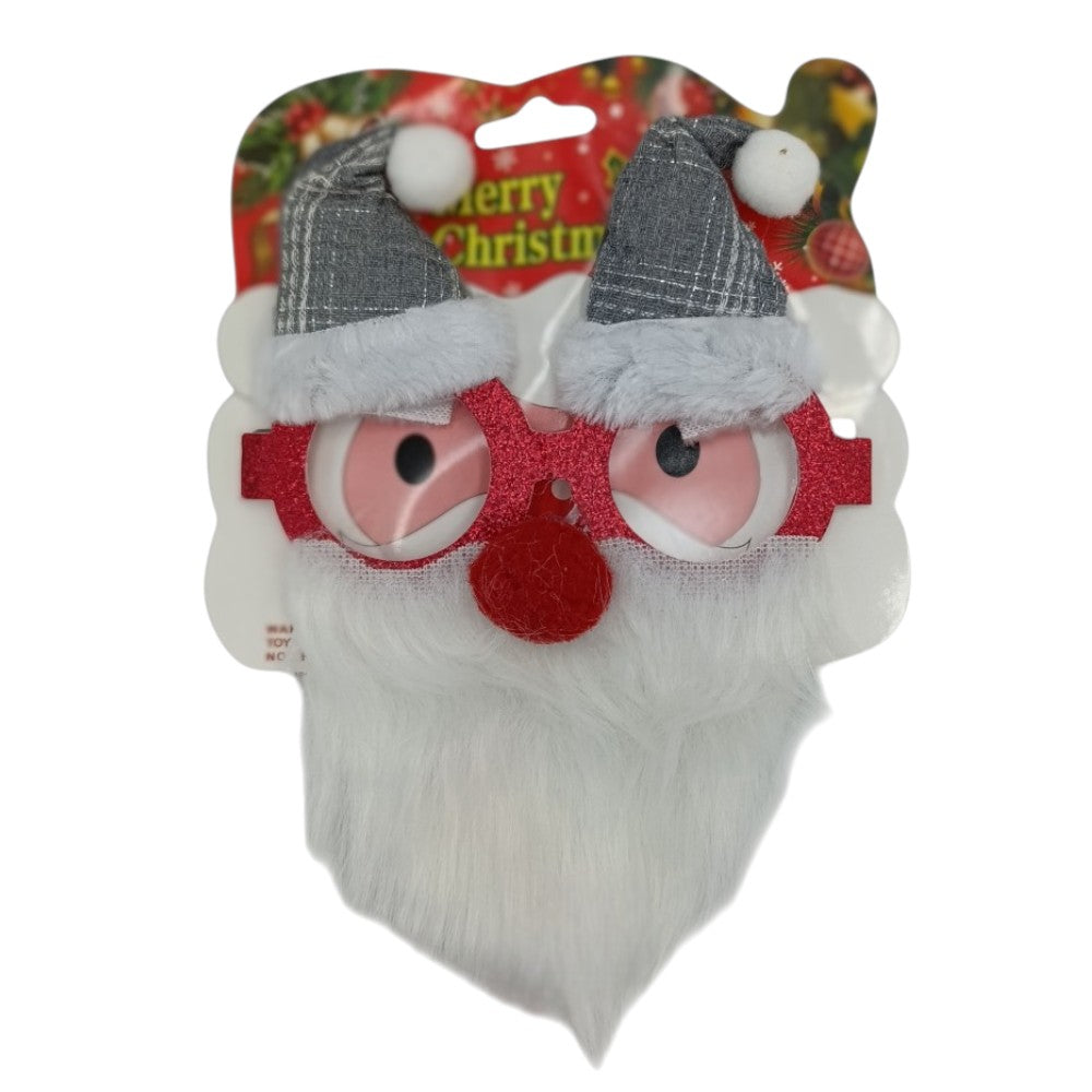 Χριστουγεννιάτικα Γυαλιά Άγιος Βασίλης Με Γενειάδα