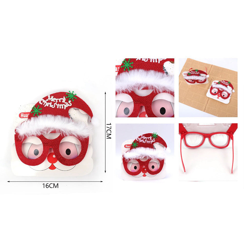 Χριστουγεννιάτικα Γυαλιά Άγιος Βασίλης Με Σκούφο Merry Christmas