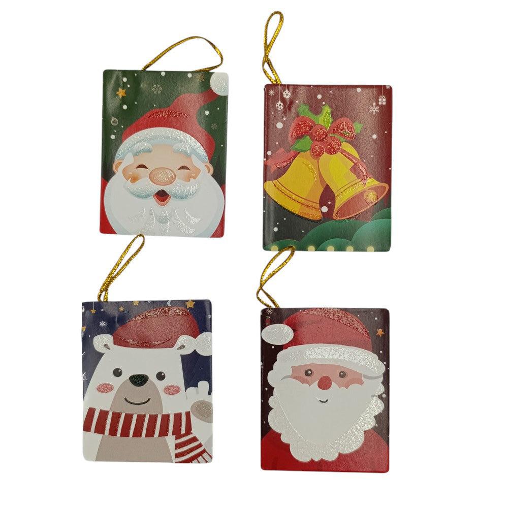 Χριστουγεννιάτικο Καρτάκι Ευχών 7Χ5,5εκ Διάφορα Σχέδια - 1τμχ