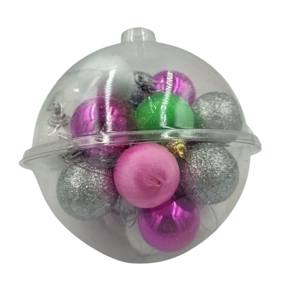 OEMΣετ Χριστουγεννιάτικες Μπάλες Και Κουκουνάρια 22Τμχ 3 Σχέδιαpapell.gr