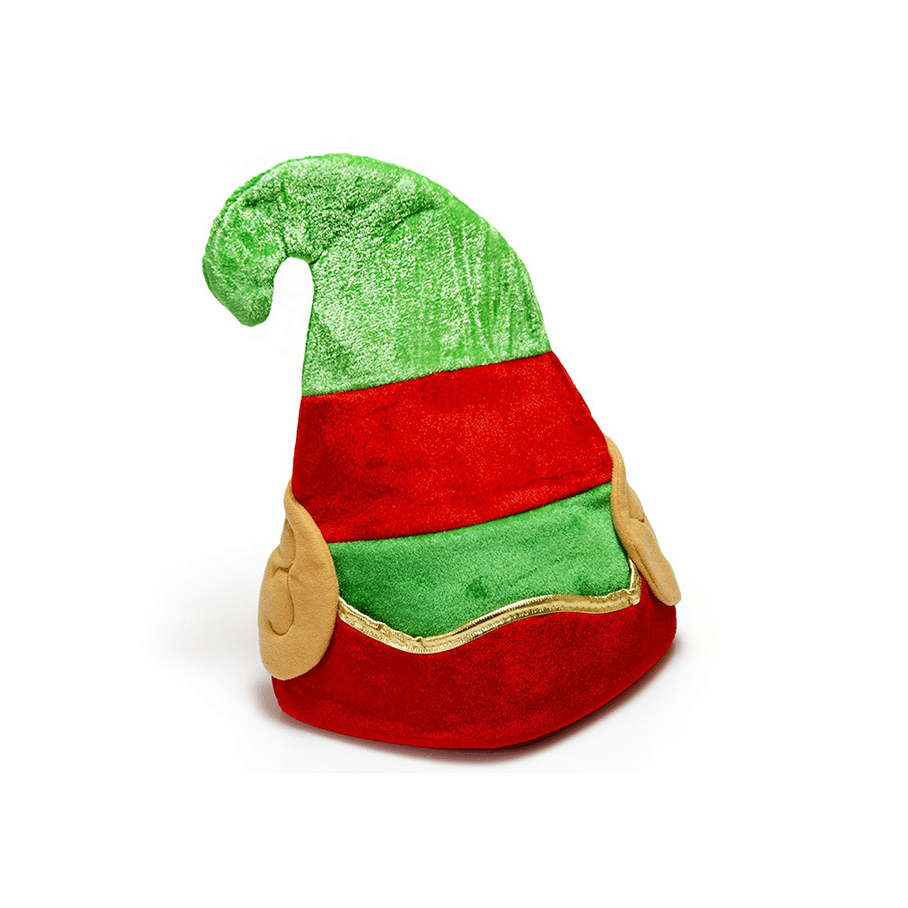 Χριστουγεννιατικος Σκουφος Ξωτικου Με Αυτακια 38 Εκ