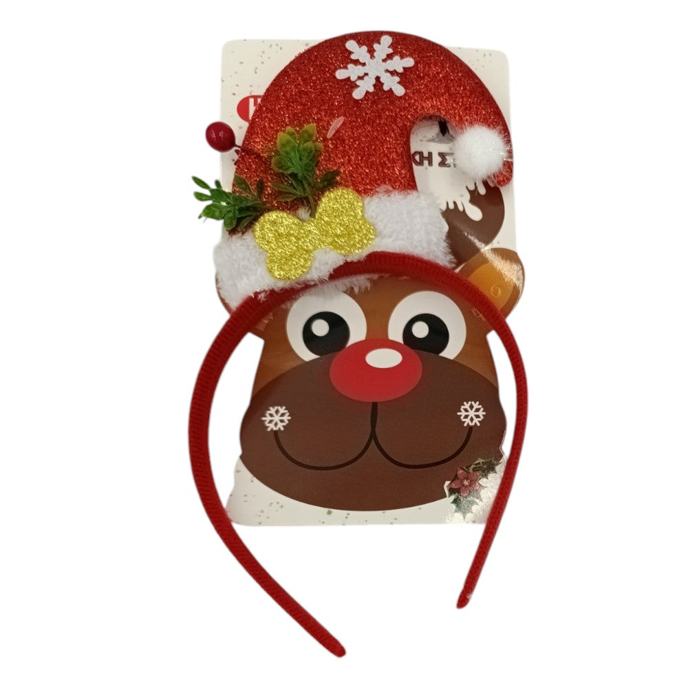 OEMΧριστουγεννιάτικη Στέκα Σκουφί Με Glitter 2 Χρώματαpapell.gr