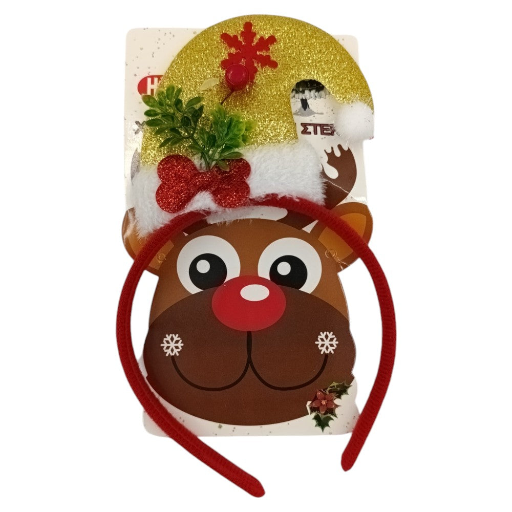 OEMΧριστουγεννιάτικη Στέκα Σκουφί Με Glitter 2 Χρώματαpapell.gr