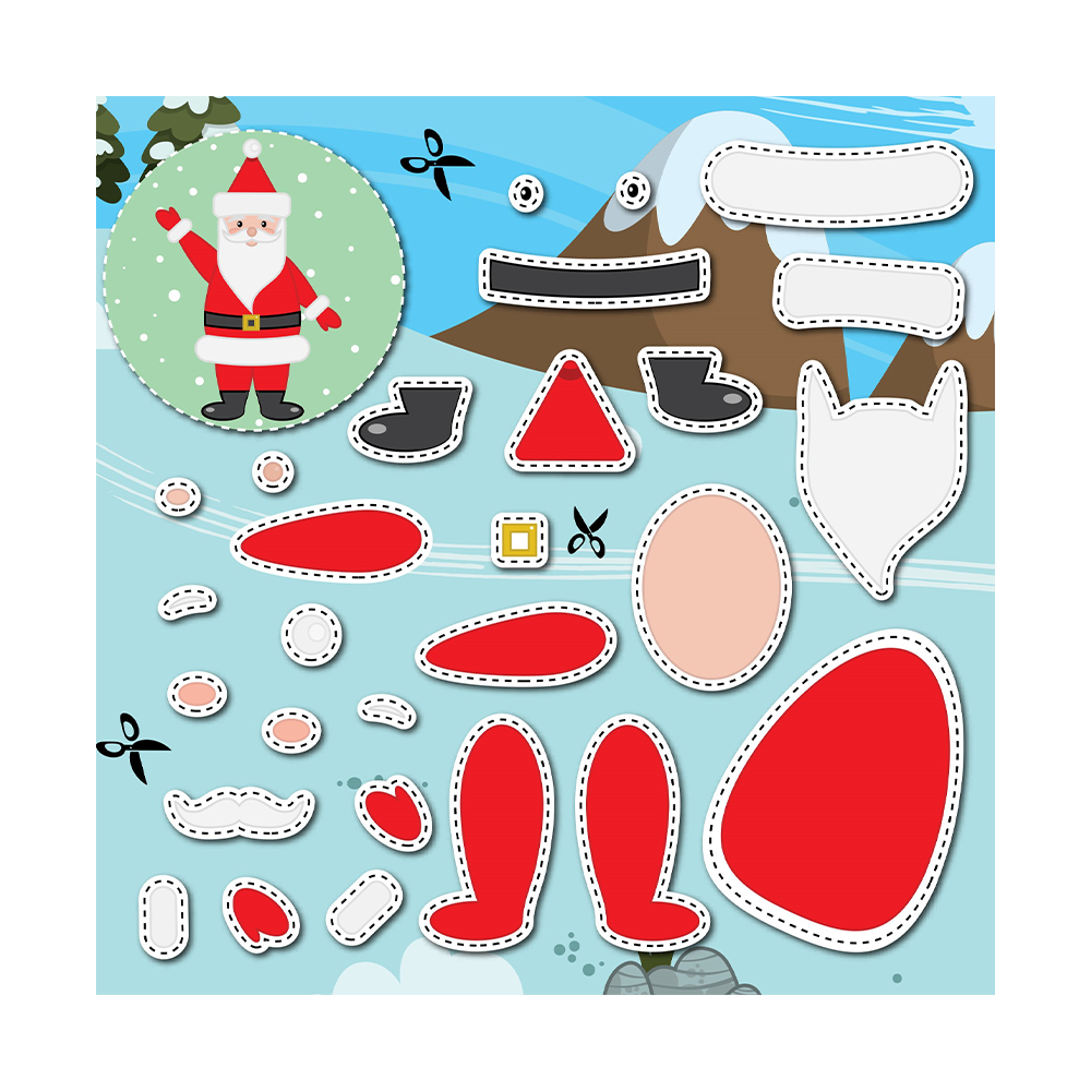 Χριστούγεννα - Ζωγραφική και χαρτοκοπτική