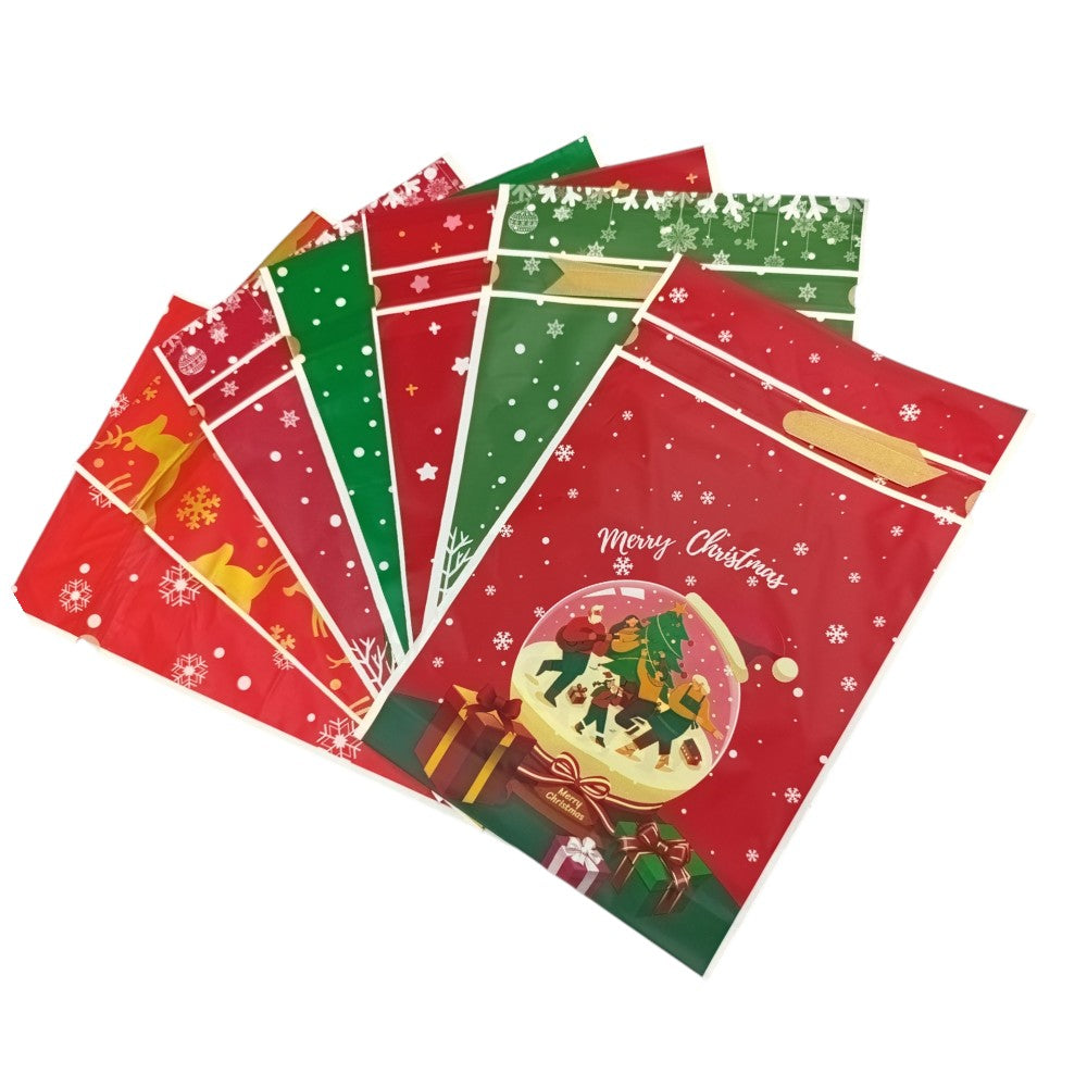 OEMΧριστουγεννιάτικη Σακούλα Δώρου Πουγκί Πλαστική 23Χ15εκ Διάφορα Σχέδια- 1 Τμχpapell.gr