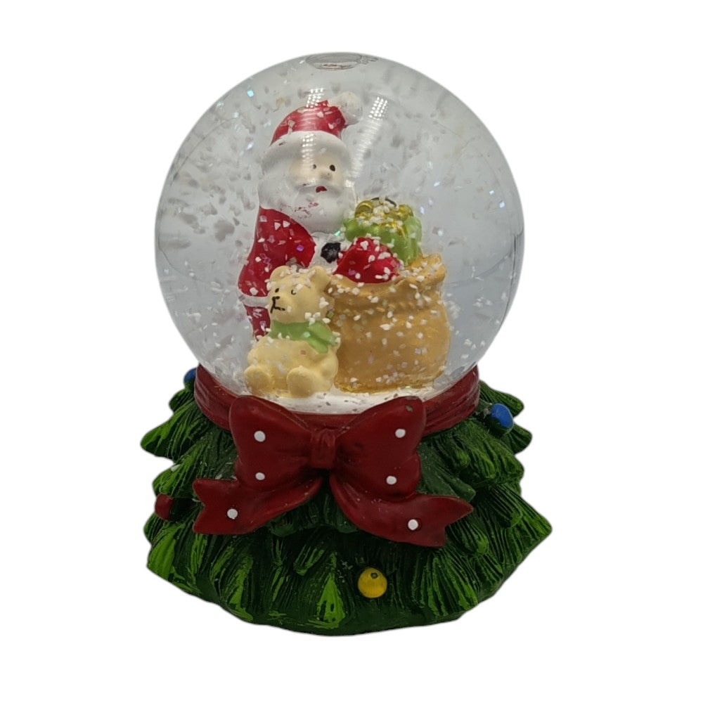 Χριστουγεννιάτικη Διακοσμητική Χιονόμπαλα Με Φως 8Χ12εκ 2 Σχέδια - 1τμχ