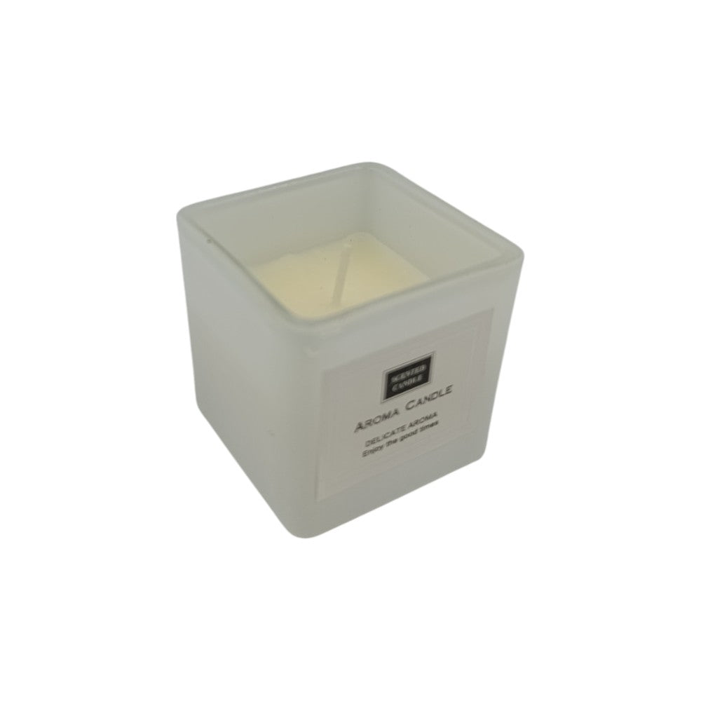 OEMΑρωματικό Κερί Σε Γυάλινη Τετράγωνη Θήκη 5Χ5εκ 4 Χρώματα- 1Τμχpapell.gr