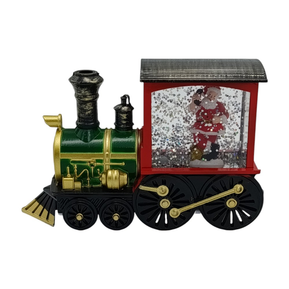 Χριστουγεννιάτικο Διακοσμητικό Φωτιζόμενο Tρενάκι 8,8Χ4,7Χ13,8εκ Διάφορα Σχέδια - 1τμχ