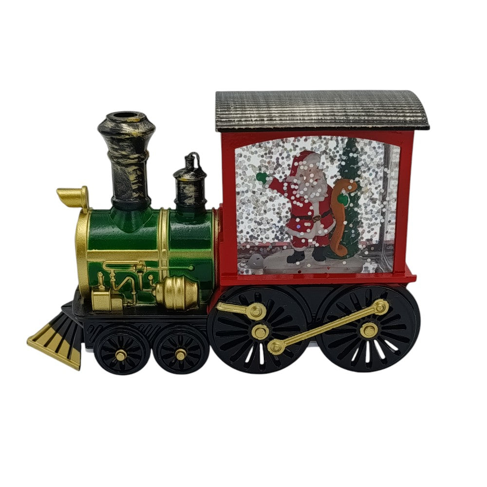 Χριστουγεννιάτικο Διακοσμητικό Φωτιζόμενο Tρενάκι 8,8Χ4,7Χ13,8εκ Διάφορα Σχέδια - 1τμχ