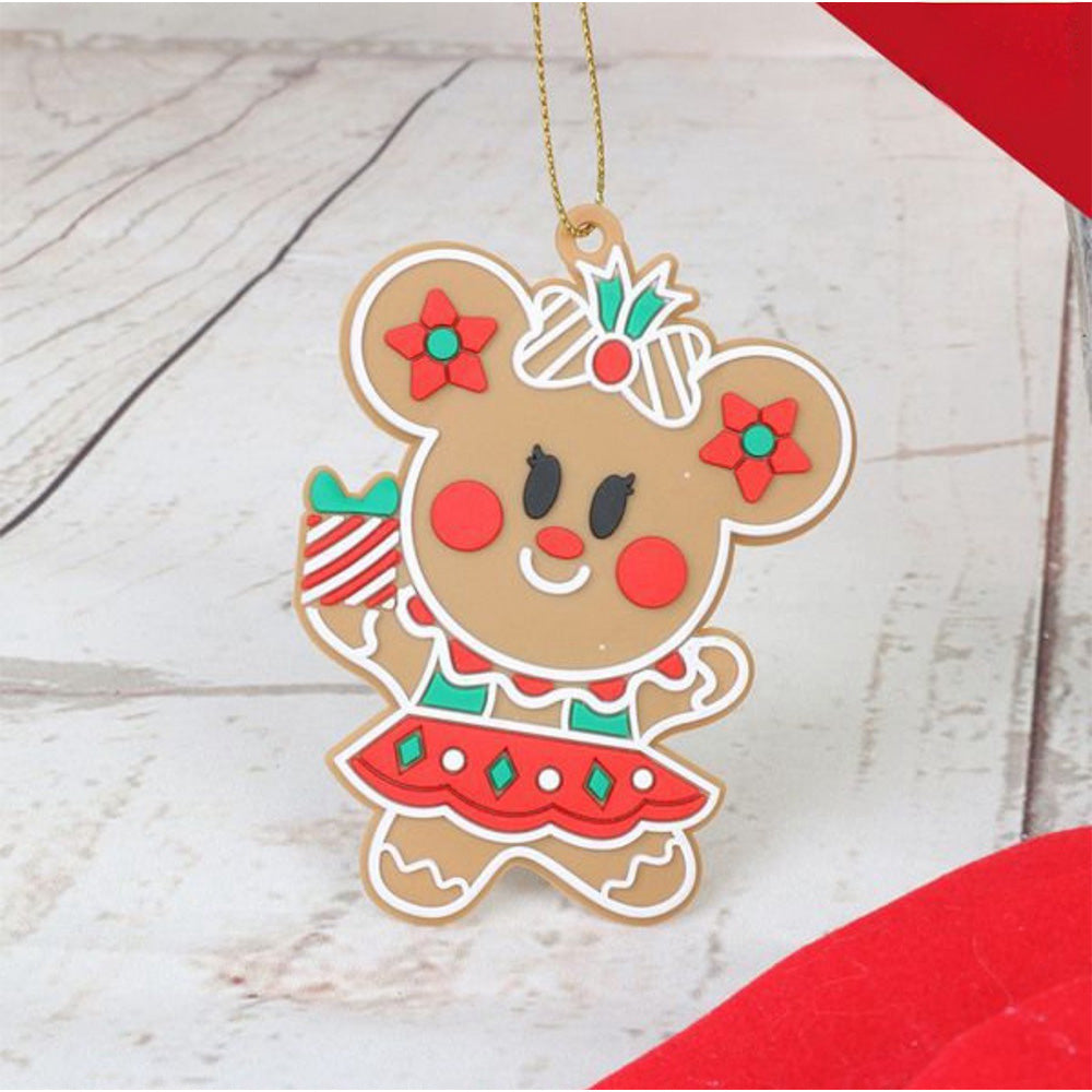 Χριστουγεννιάτικο Πλαστικό Στολίδι Μπισκοτούλα 8 εκ