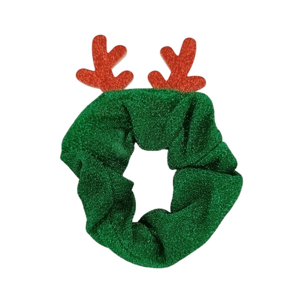 OEMΧριστουγεννιάτικο Scrunchie Μαλλιών Ταρανδάκι Με Glitterpapell.gr