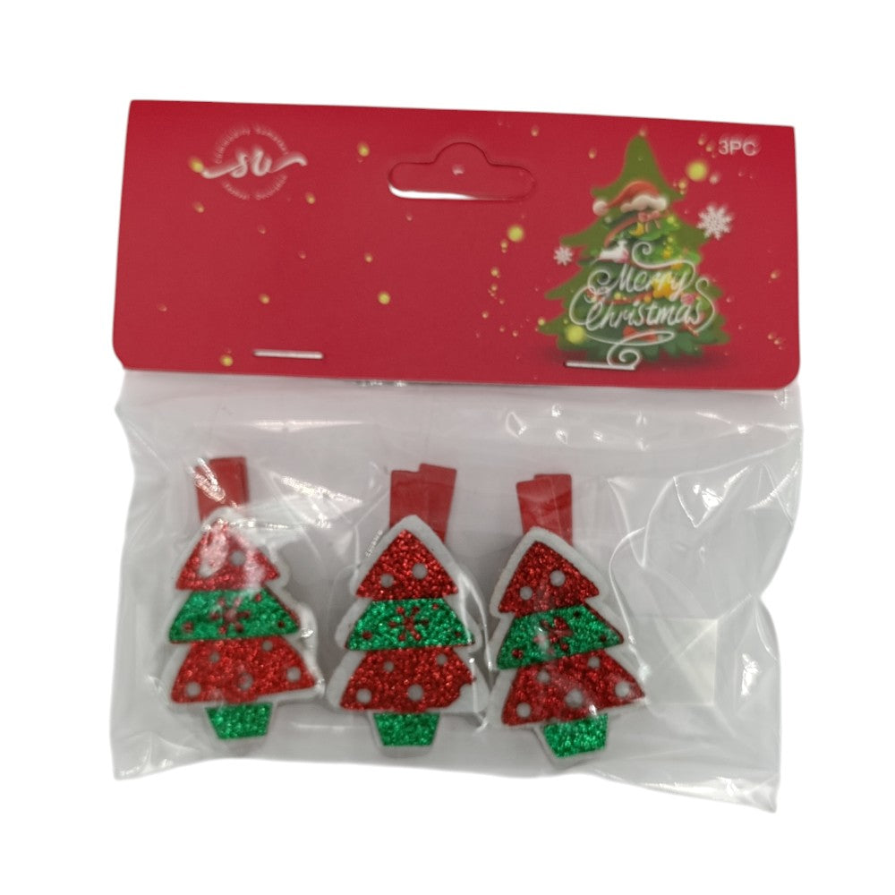 Χριστουγεννιάτικο Σετ Αξεσουάρ Χειροτεχνίας 3τμχ Διάφορα Σχέδια - 1τμχ