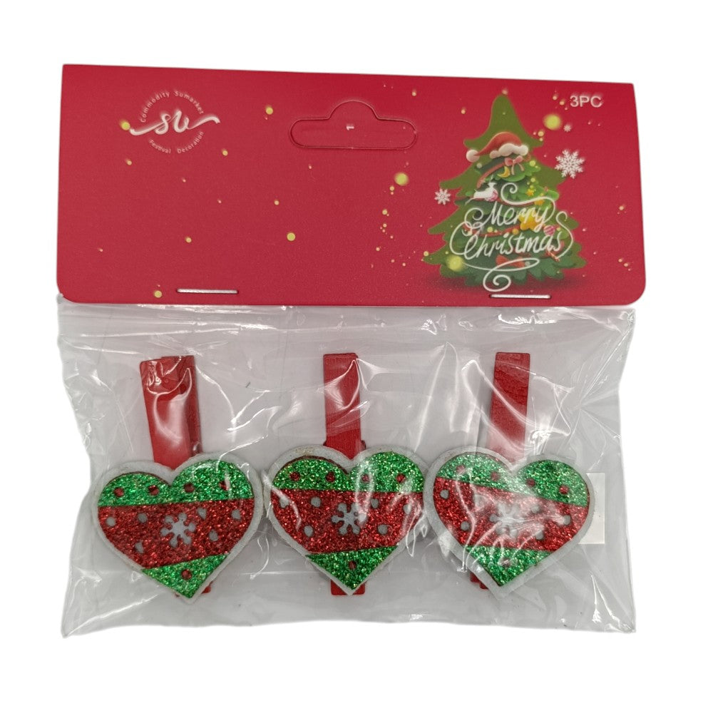 Χριστουγεννιάτικο Σετ Αξεσουάρ Χειροτεχνίας 3τμχ Διάφορα Σχέδια - 1τμχ