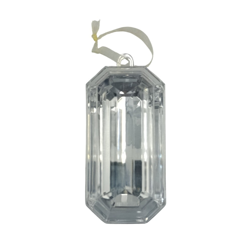 Χριστουγεννιάτικο Στολίδι Ασημί 5,8X4,8X12,6εκ 