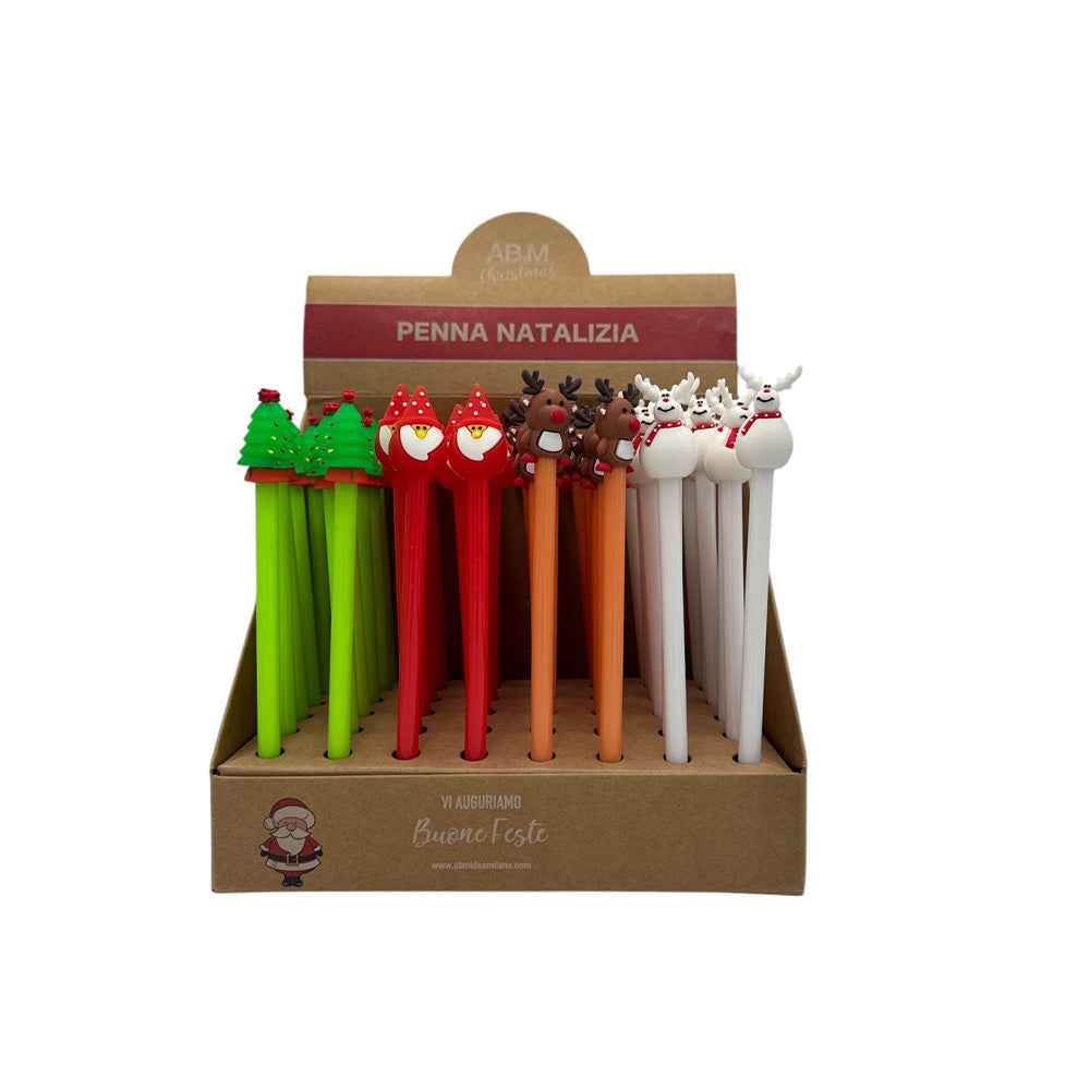 Χριστουγεννιάτικο Στυλό 4 Σχέδια - 1 Τμχ