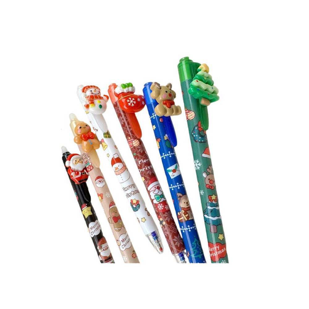 Χριστουγεννιάτικο Στυλό Που Σβήνει 6 Σχέδια - 1 Τμχ