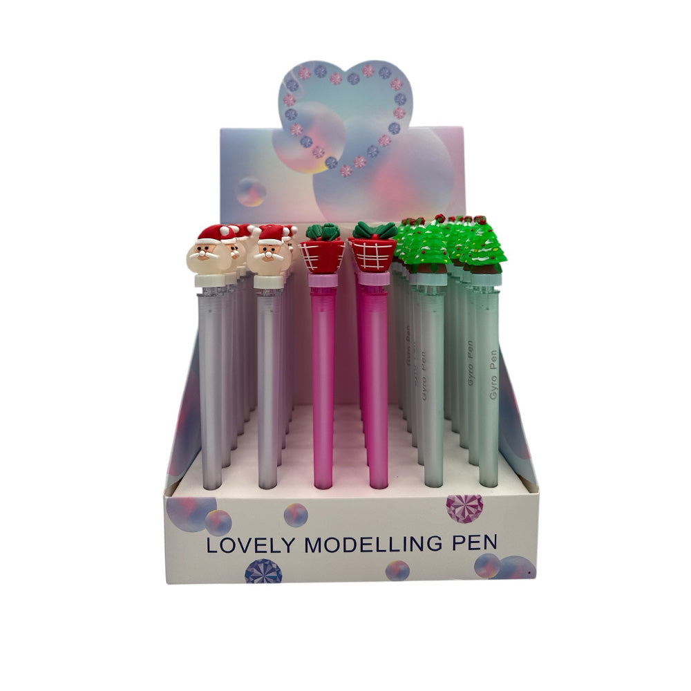 Χριστουγεννιάτικο Στυλό Spinner – 3 Σχέδια (1 Τεμάχιο)