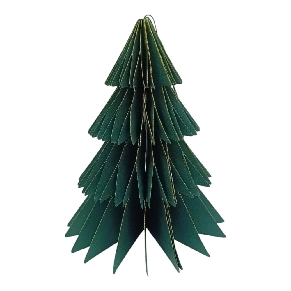 Χριστουγεννιάτικο Χάρτινο Στολίδι 3D Δέντρο 20Χ8.5εκ 2 Χρώματα