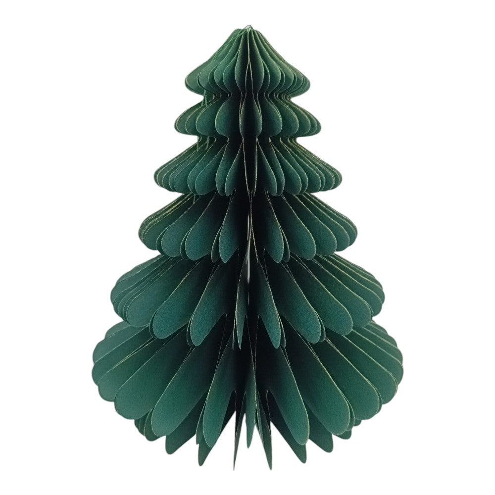 Χριστουγεννιάτικο Χάρτινο Στολίδι 3D Έλατο Πράσινο 31Χ28εκ