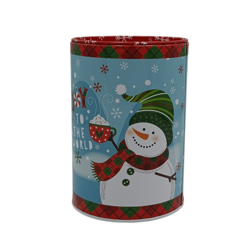 Χριστουγεννιάτικος Κουμπαράς Μεταλλικός 8X8X12εκ 4 Σχέδια - 1τμχ