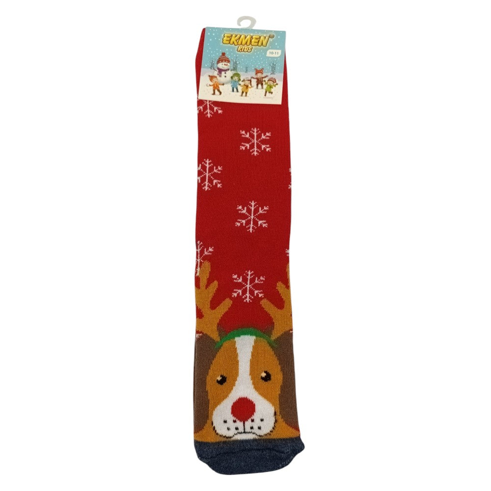 EKMENEKMEN Kids Χριστουγεννιάτικες Κάλτσες Παιδικές 1 Ζεύγος 8-9 Ετώνpapell.gr