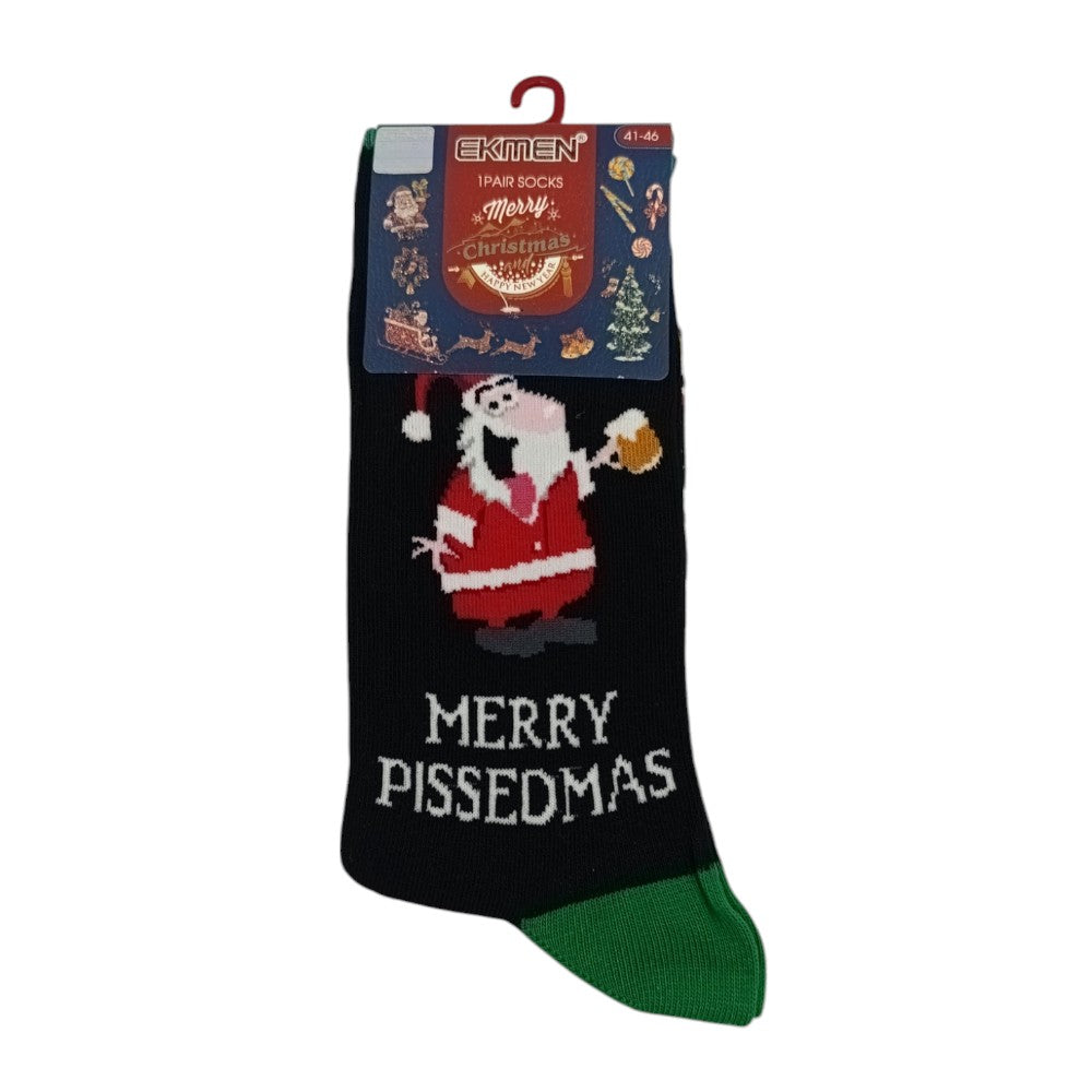 EKMEN Κάλτσες Χριστουγεννιάτικες Αντρικές 1 Ζεύγος Νο41-46