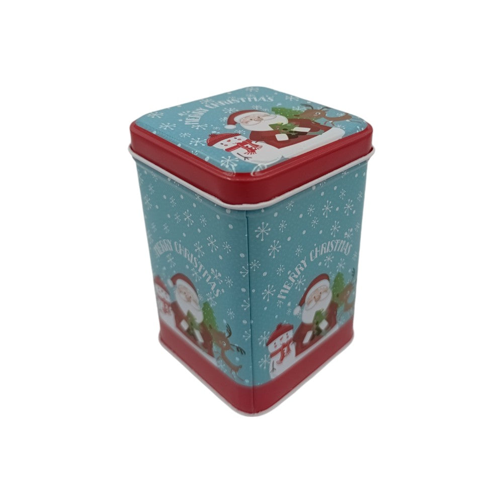 Χριστουγεννιάτικο Μεταλλικό Κουτάκι 10Χ7Χ7εκ 3 Σχέδια