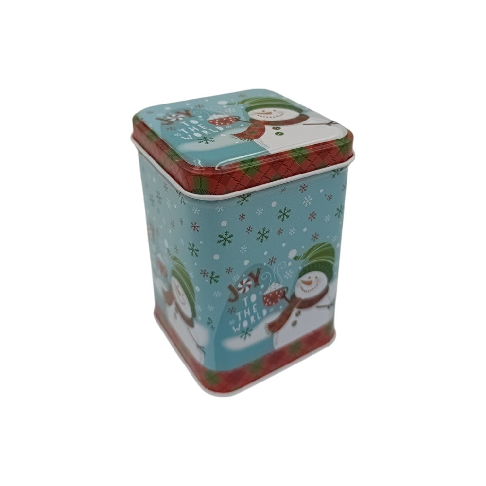 Χριστουγεννιάτικο Μεταλλικό Κουτάκι 10Χ7Χ7εκ 3 Σχέδια