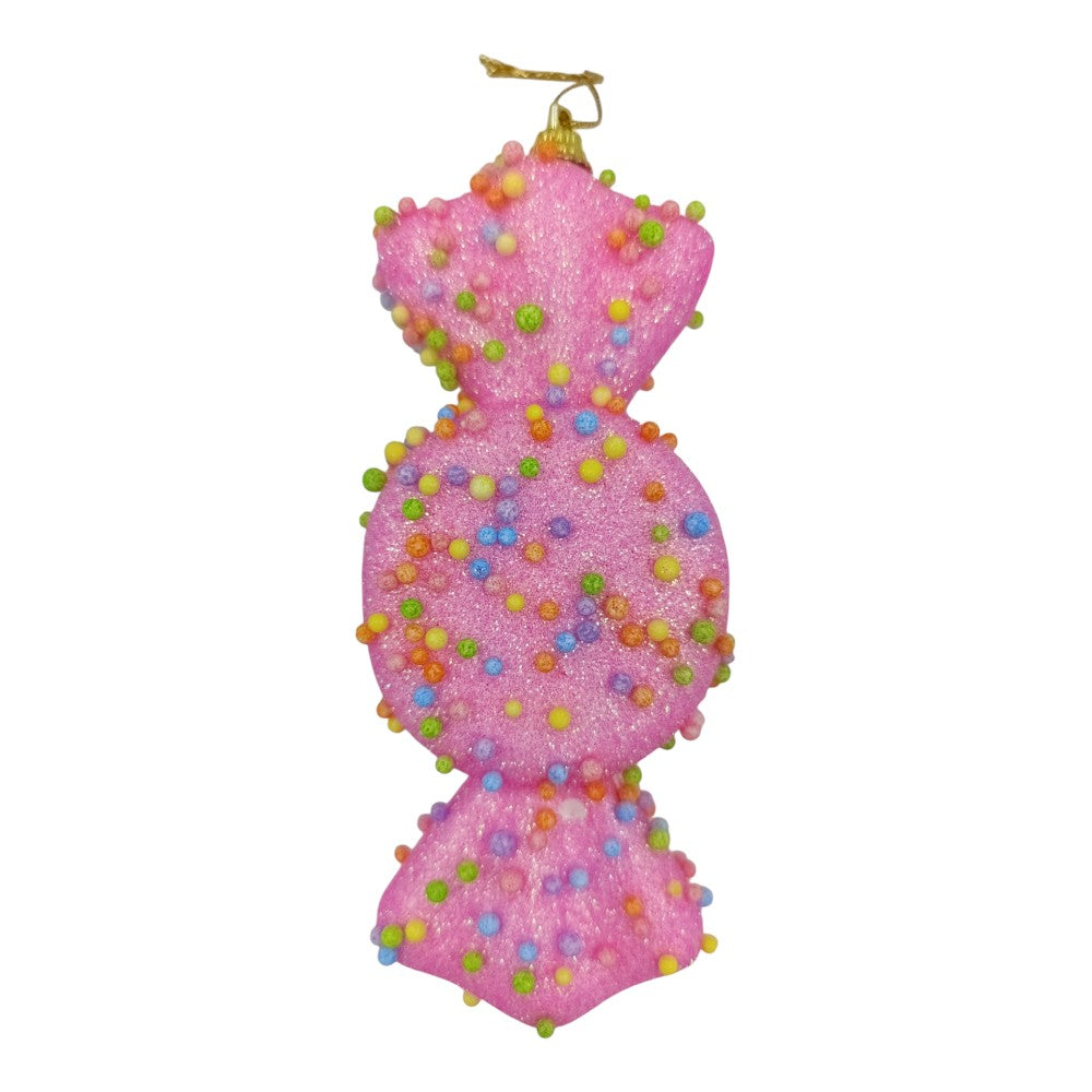 ΟΕΜΧριστουγεννιάτικο Στολίδι Καραμέλα Φελιζόλ Ροζ 15Χ6εκpapell.gr