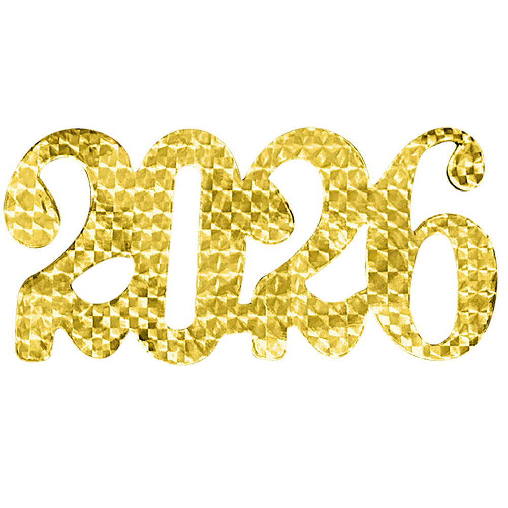 Χρονολογία “2026” Χρυσή –  15x7εκ