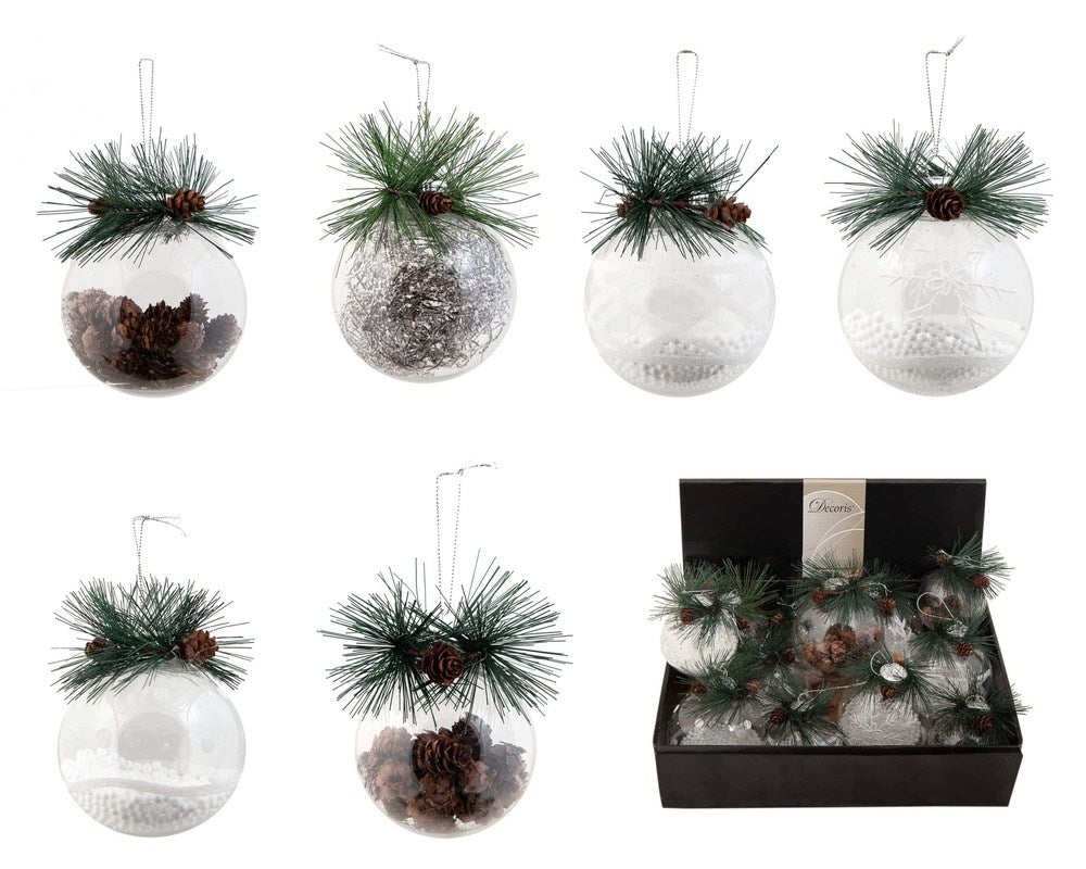 Χριστουγεννιατικη Μπαλα Διαφανη