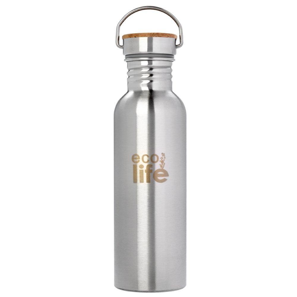 Μεταλλικο Μπουκαλι 750Ml Bamboo Lid
